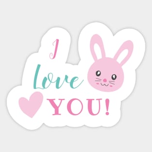 I LOVE YOU Sticker